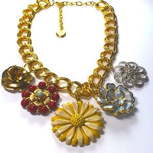 R.J. Graziano—Flower Statement Necklace